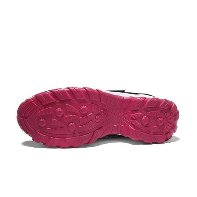 Zapatillas de tela de malla con Velcro, Transpirable y Antideslizante