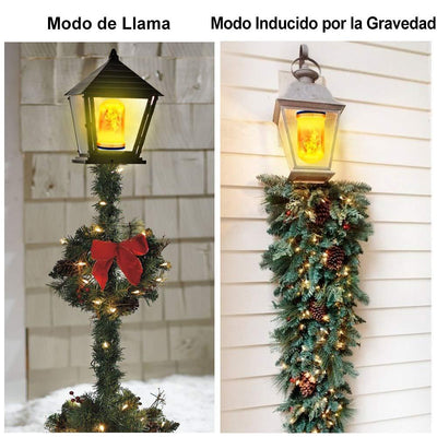 Lámpara de Llama Led con Sensor de Gravedad