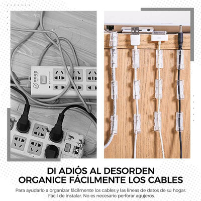 Organizador de Cables Autoadhesivo (20 piezas)