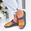 Sandalias de Costura multicolores Modernas