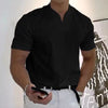 Camiseta deportiva de manga corta con cuello en V