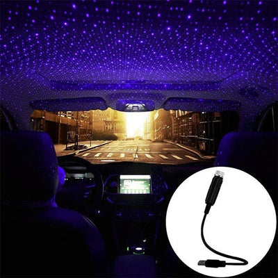 Luz de Noche USB Romántica para el Techo del Automóvil y el Hogar